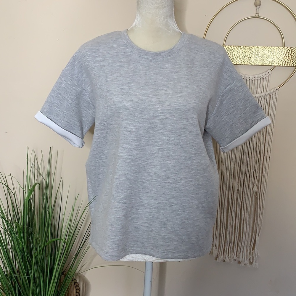 c by one • boxy short sleeve top